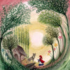Bijdehansje Postcard Little Red Riding Hood | Conscious Craft